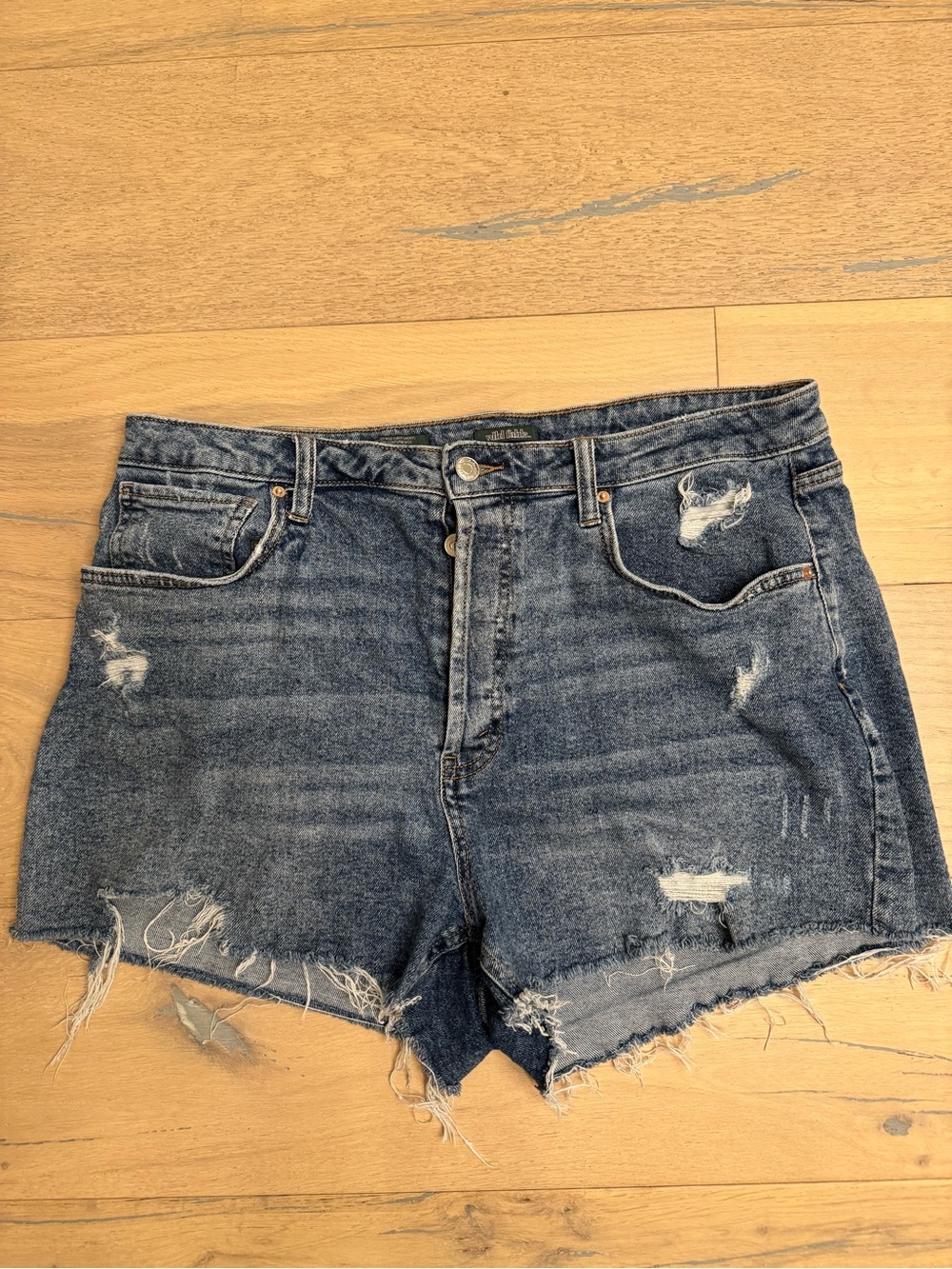 Blue Denim Jean Shorts. Sz 16.
